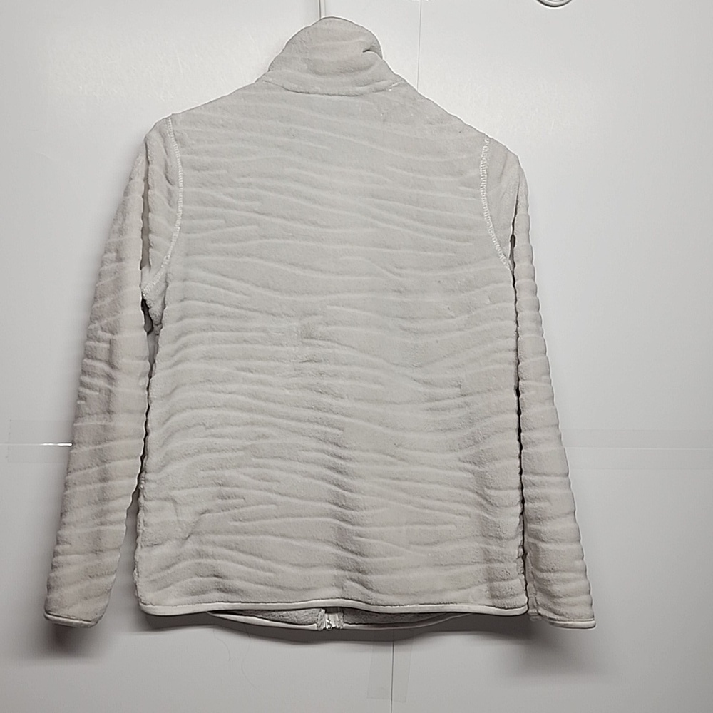 Jason Maxwell sz PM super soft inside & out white zip up light weight jacket. - Picture 5 of 8